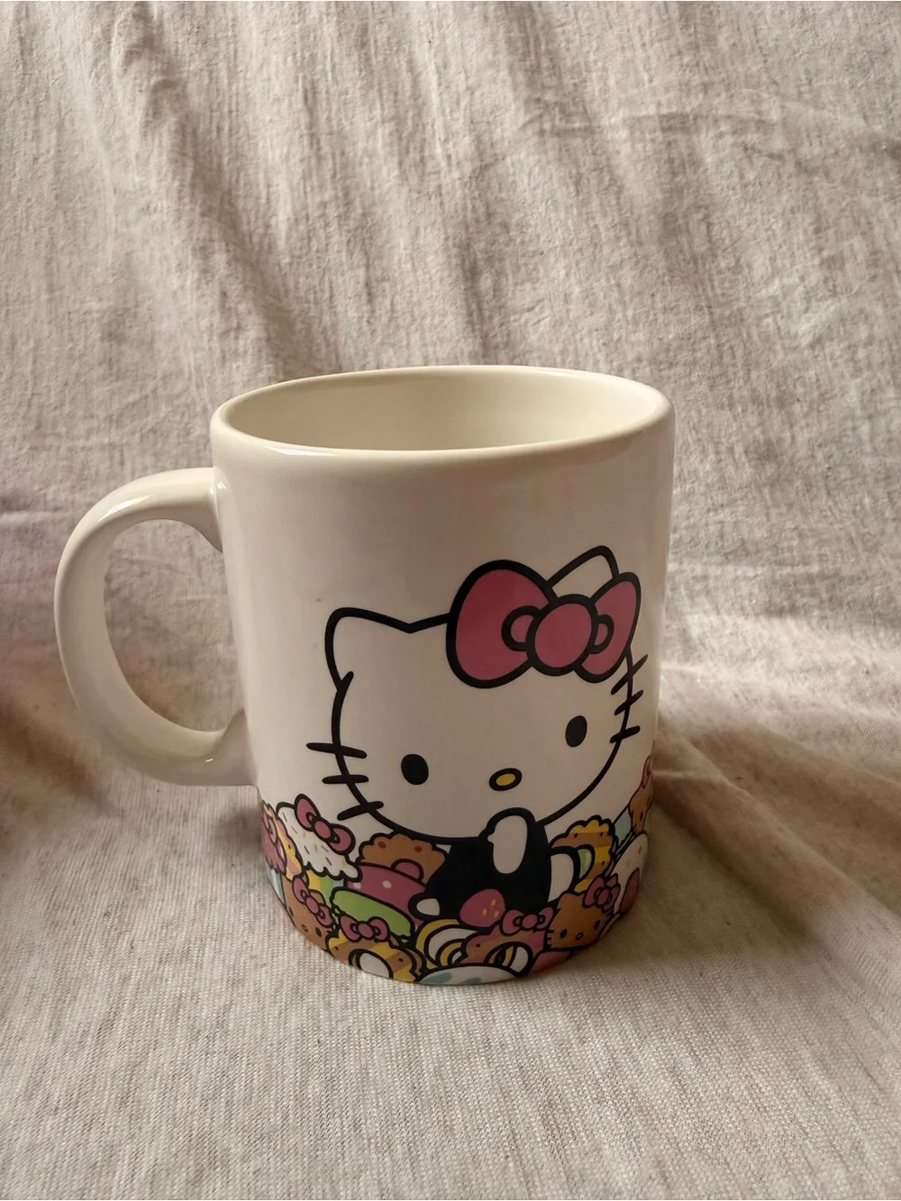 Hello Kitty Pink Donut Cafe Mug Gift